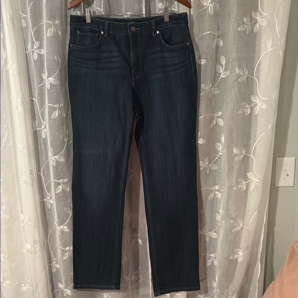 Jones New York Blue Straight Leg Jeans